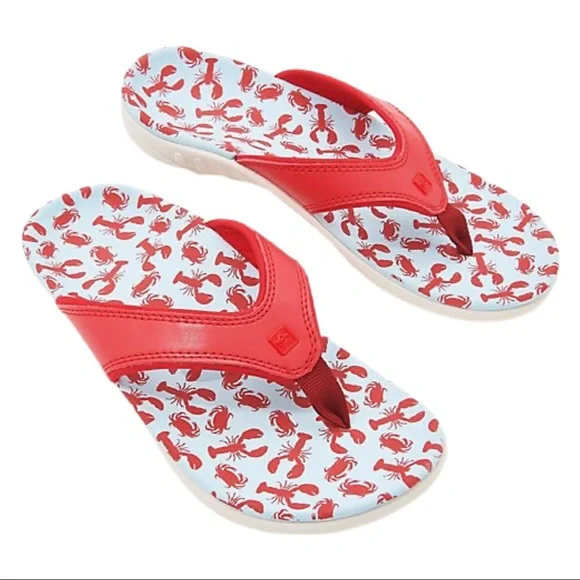 Spenco Shoes Spenco Yumi Ocean Orthotic Thong Sandal Poshmark